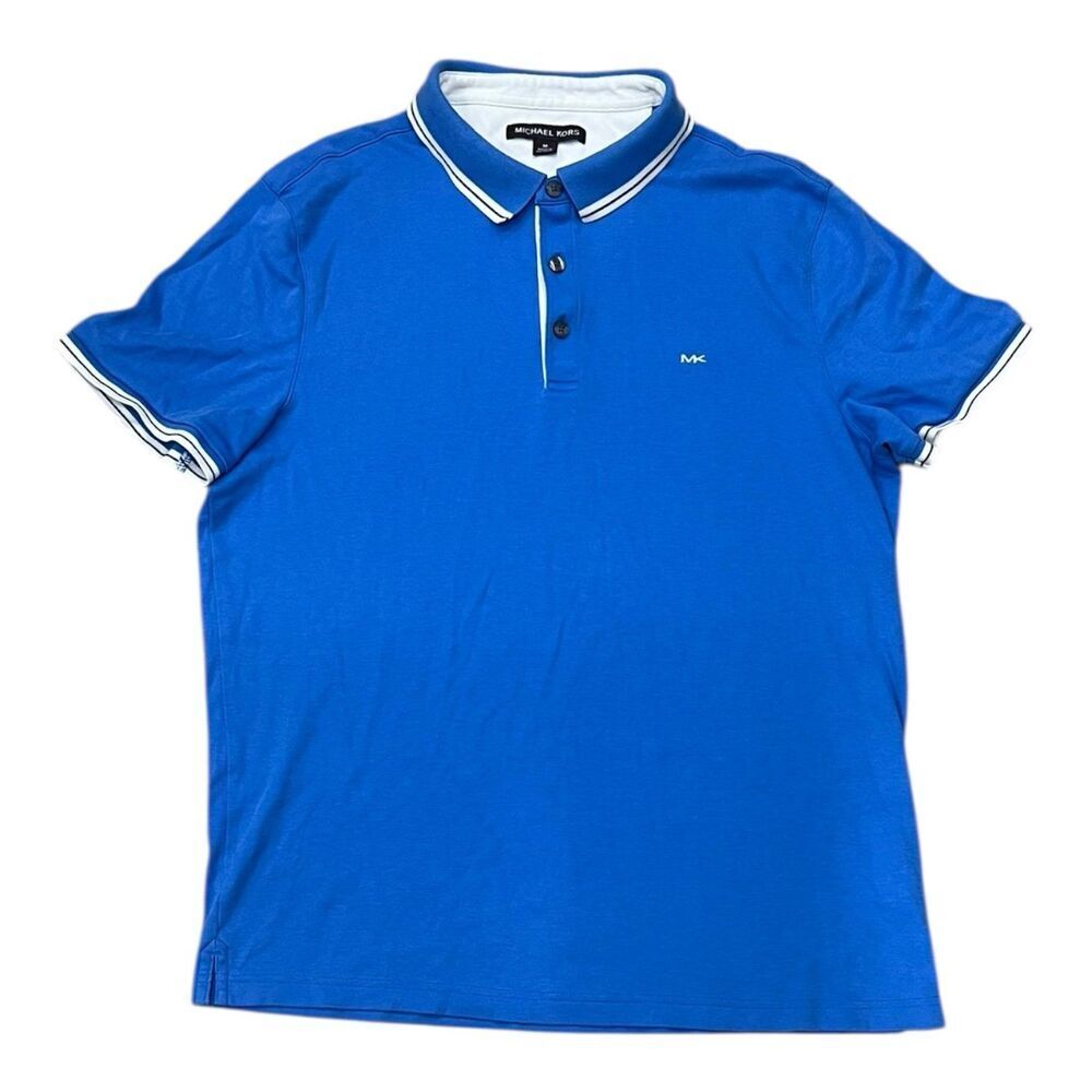 Michael Kors Blue Polo Shirt Men M